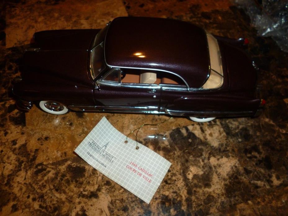 Diecast Franklin Mint  1949 Cadillac Coupe de ville WITHOUT BOX OR PAPERS