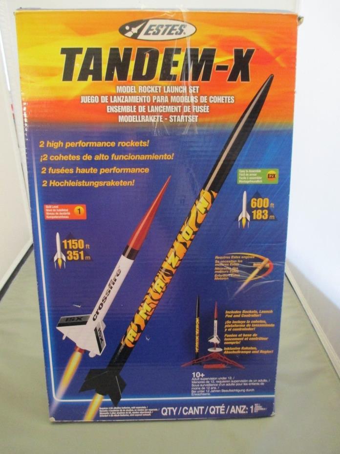 Rocket Tandem X Estes Model Rocket Set New E2X 1469