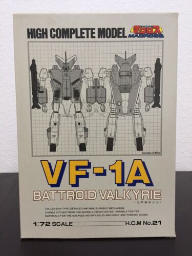 Vintage 80’s Bandai HCM Macross Robotech VF-1A Battroid Valkrie 1:72
