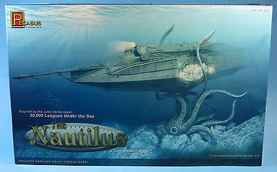 Pegasus 1/144 The Nautilus Plastic Model Kit 9120 Jules Verne Inspired Kit 14