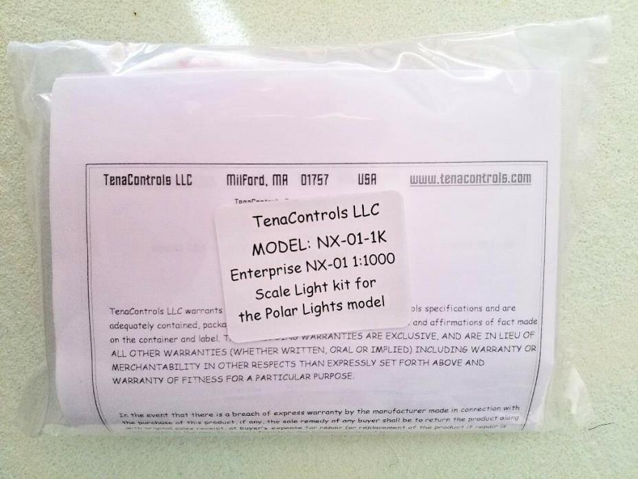 TENACONTROLS LITE KIT FOR USS ENTERPRISE NX-01 1:1000 MODEL KIT BY POLAR LIGHTS