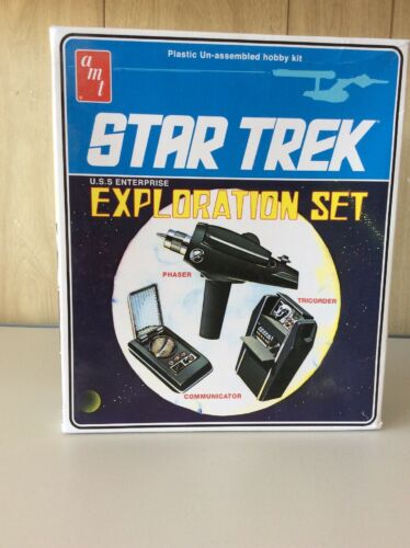 Vintage AMT USS Enterprise Star Trek Exploration Set 1974 Hobby Kit