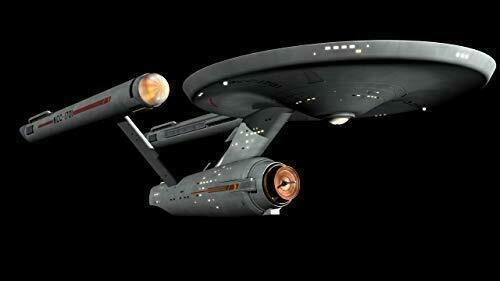 Built 1/350 Star Trek TOS Enterprise model with led lights
