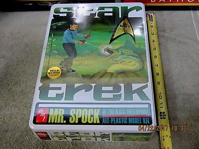 Star Trek Mr Spock Limited Edition Model Kit in Tin , NEW OLD STOCK FACTORY SEAL