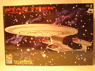 Sealed 1995 Star Trek Generations U.S.S. Enterprise. 1/650 Scale Model#  8793.