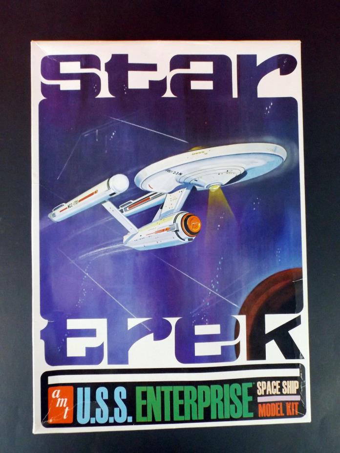 LARGE BOX AMT 610 STAR TREK ENTERPRISE, PARTS FACTORY SEALED, NICE  BOX