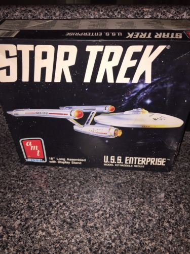 1989 Star Trek USS Enterprise NCC-1701 Model Kit AMT Ertl #6676 NIB with Decals