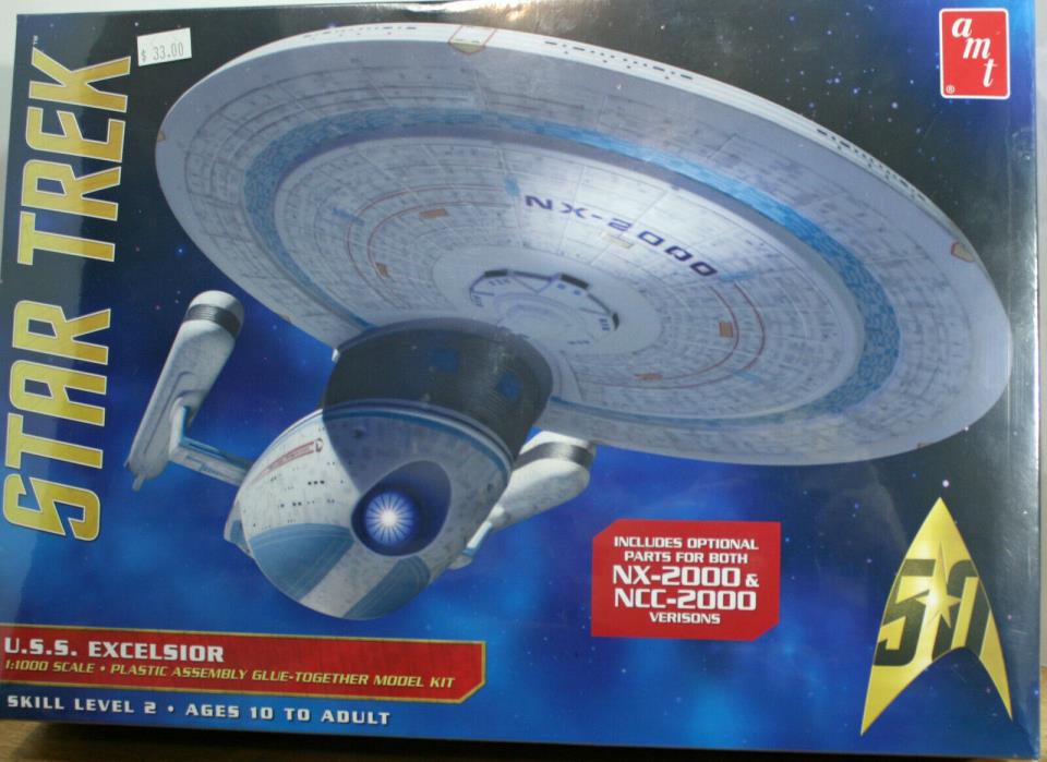 AMT 843 USS EXCELSIOR 1:1000  -- NEW IN BOX
