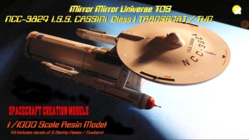 Star Trek  USS Ptolemy NCC 3801 Transport Tug Resin model 1:1000 Scale Rare!