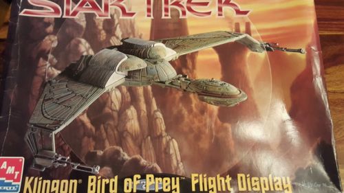 star trek bird of prey flight display model (1996-97)