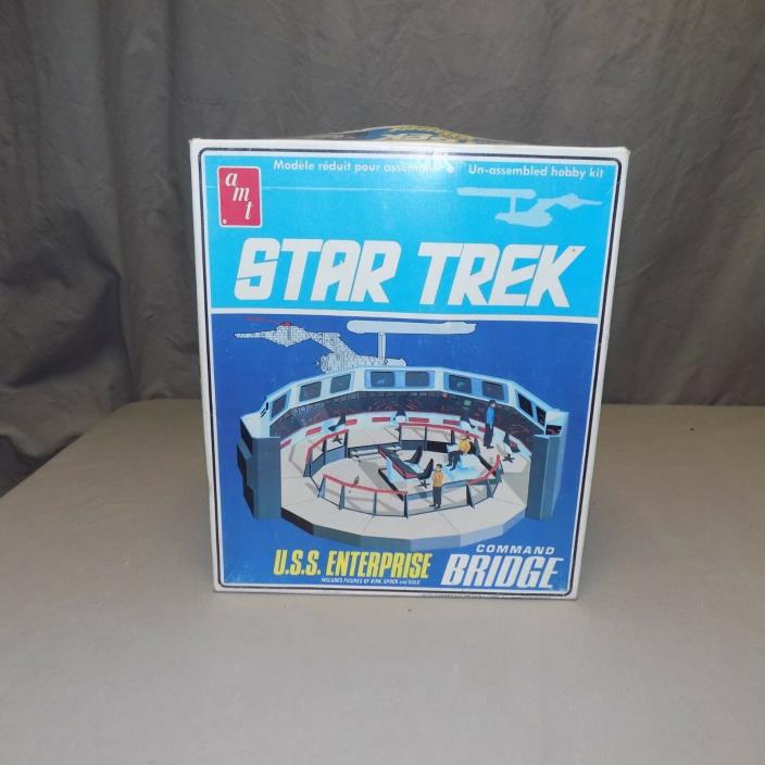 AMT Star Trek USS Enterprise Command Bridge Model Kit S950 Unused 1975 complete