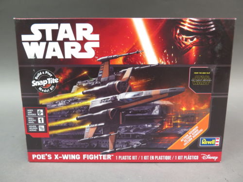 Revell Star Wars Poe's X-Wing Fighter Snap Tite Model Kit NIB 85-1635