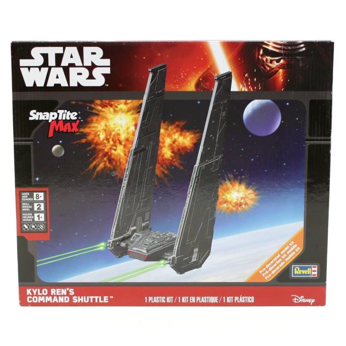 NEW Revell Star Wars Kylo Ren's Command Shuttle Snap Tite MAX  Model Kit 1826