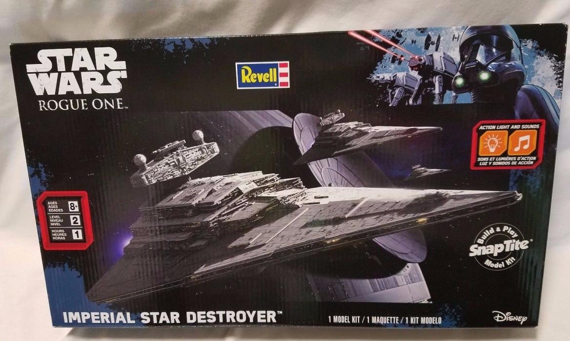 Revell Star Wars Rogue One Imperial Star Destroyer Model Kit With Sound & Light