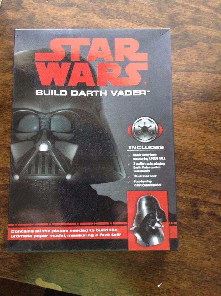Star Wars Build Darth Vader Paper Craft Model Kit with Authentic Sound Embedded