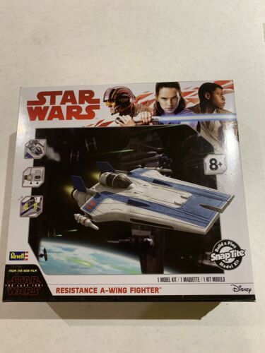 Revell STAR WARS 1/144 Resistance A-Wing Fighter W/ Lights & Sound 851639 NEW