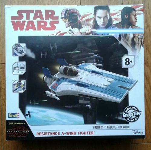 Star Wars The Last Jedi Resistance A-Wing Fighter Model Revell Snap Tite NIP