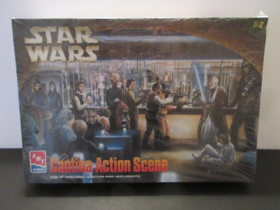 AMT/ERTL 8205 STAR WARS CANTINA ACTION SCENE MODEL KIT SEALED