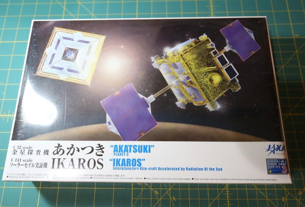Aoshima 1/32 Akatsuki 1/144 Ikaros Space Craft Series 3 Plastic Model Kit 050262