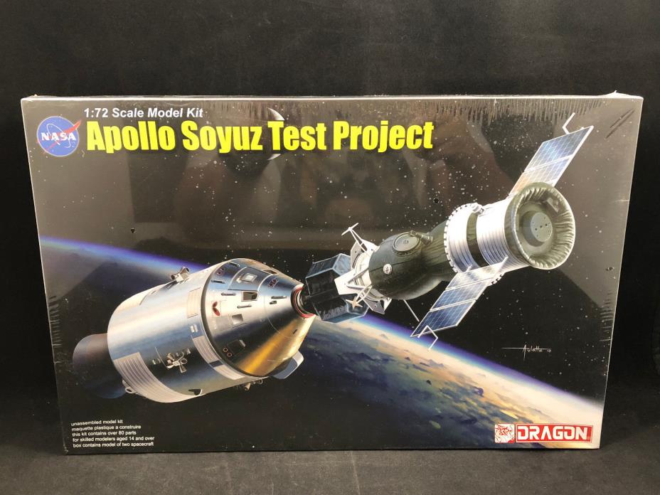 Dragon Apollo Soyuz Test Project 1:72 Scale Plastic Model Kit 11012 New in Box