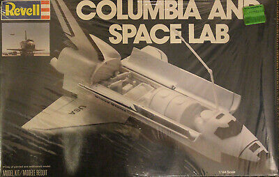 Revell #4717 1981 Vintage Columbia Space Shuttle & Space Lab 1/144 Sealed  Kit