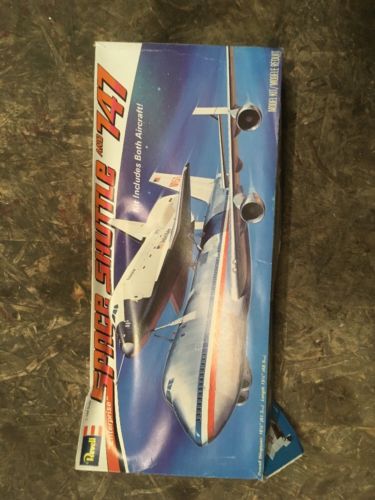 SPACE SHUTTLE ORBITER ENTERPRISE & BOEING JET 747,Plastic Model Kit 1/144 Rare