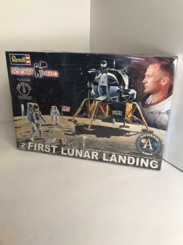 Revell Buzz Aldrin Rocket Hero First Lunar Landing Replica Building Kit New