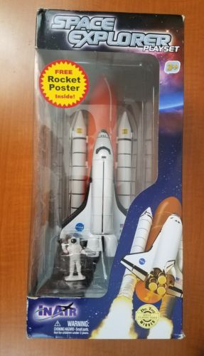 Space Explorer Space Shuttle Launch Center Playset with Educational Rocket
