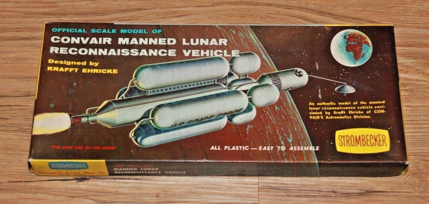 Strombecker D37 - 100 Convair Lunar Reconnaissance Vehicle Kit 1958 Rare Vintage