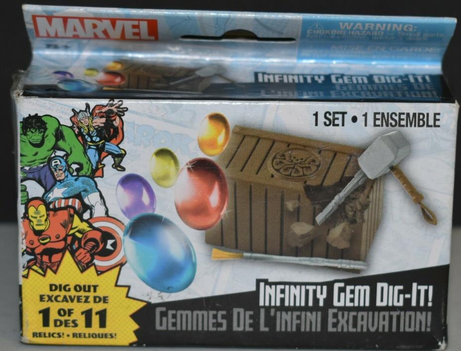 Marvel Infinity Gem Dig-It! 1 of 11 Gems Blind Box Digging Kit NIB Free Shipping