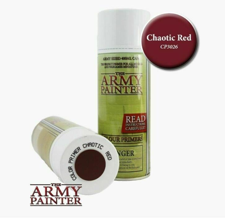 TAPCP3026 Army Painter Colour Primer: Chaotic Red