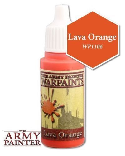 TAPWP1106 Army Painter Warpaints: Lava Orange 18ml ***FREE SHIPPING***
