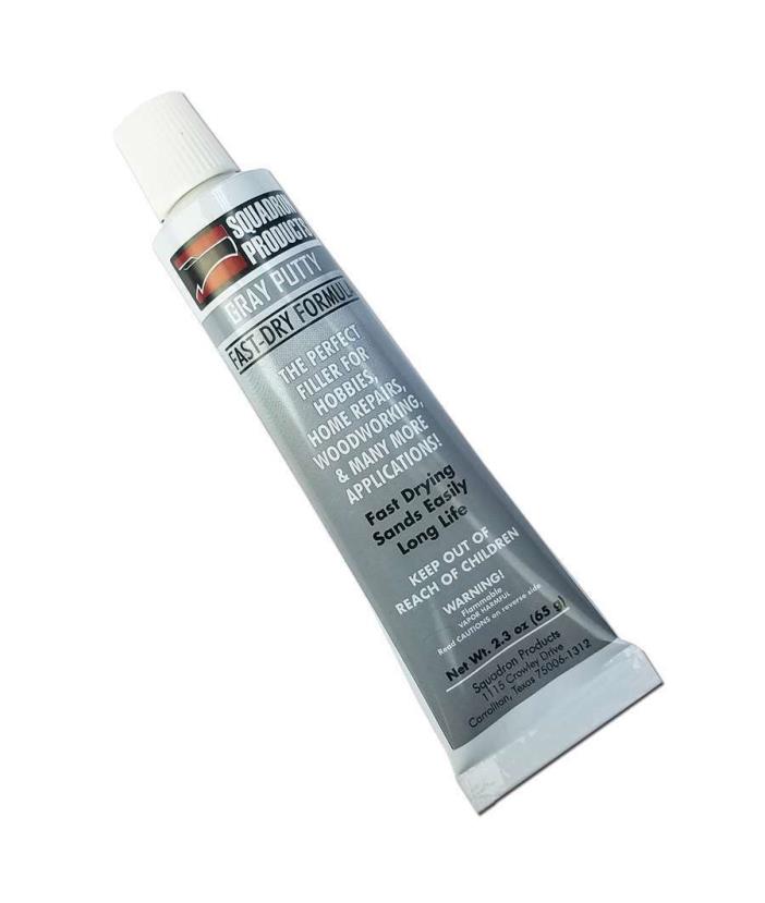 Gray Putty for Model & Hobby (2.3 oz tube) (Squadron 20202)