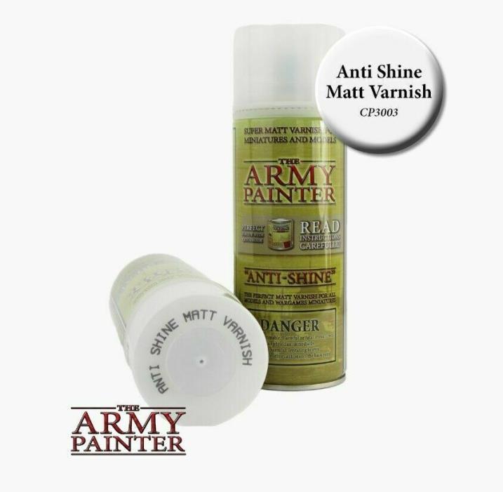 TAPCP3003 Army Painter Base Primer: Anti-Shine, Matt Varnish