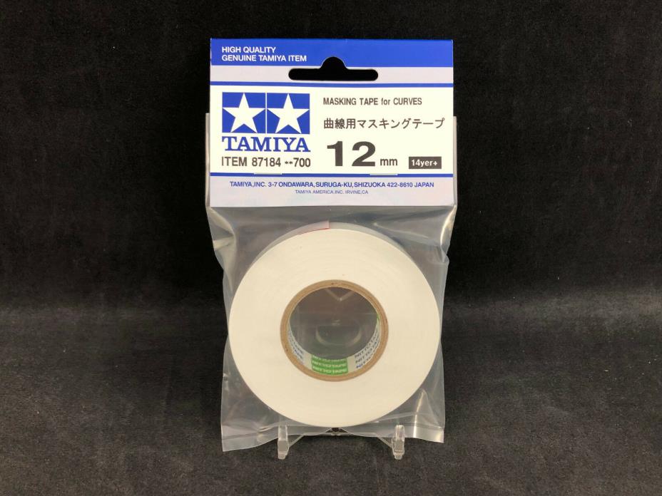 Tamiya Masking Tape for Curves 87184   12mm   New Ships Free