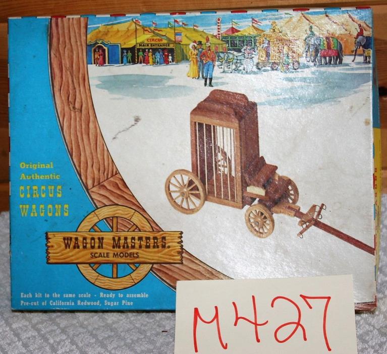 Vintage NOS Wagon Masters Original Authentic Circus Wagon Redwood RARE M427