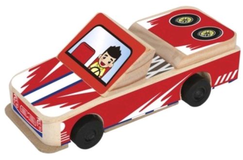 Create & Learn Pull Back Sports Car Kit W/Finishing Stickers - Ages 6+