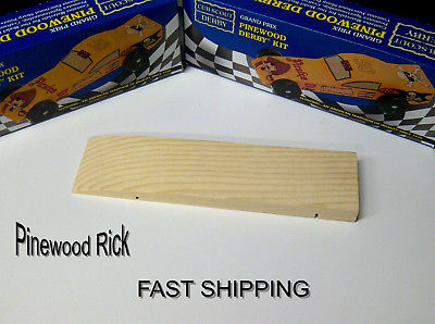Fast Pinewood Derby Car / body pre-Weighed