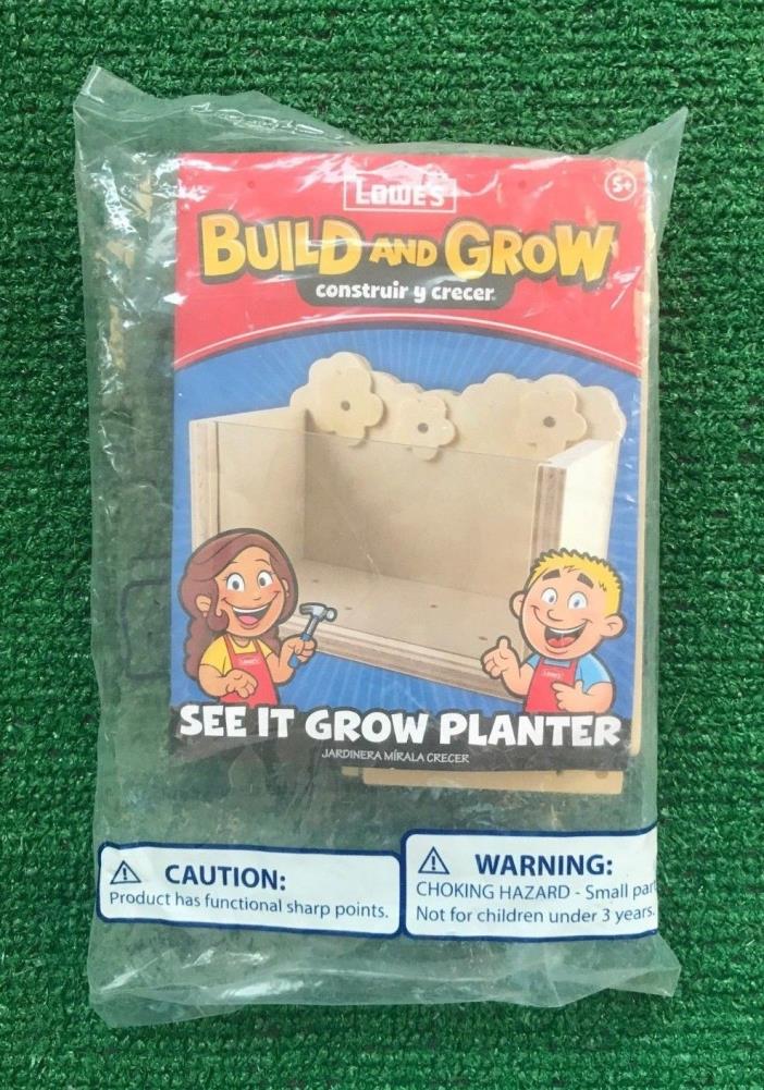 Lowe's Build and Grow See It Grow Planter Kit