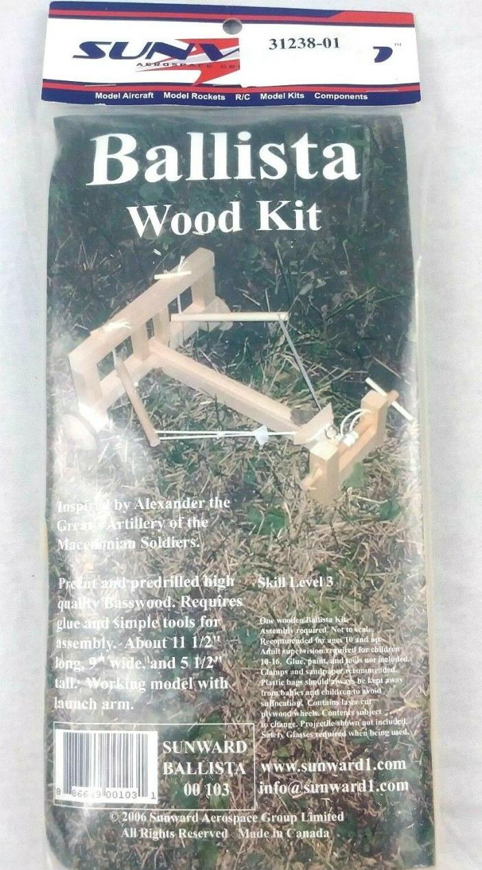 Ballista Wood Kit Sunward 00 103 Skill Level 3 Wooden Working Model