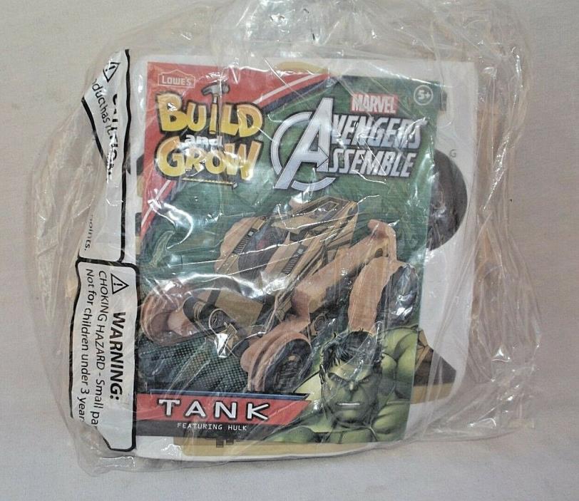 Lowe's Build and Grow Marvel Avengers Tank Wood Project Kit Home Depot
