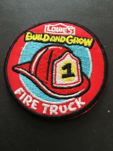 Lowe's Build and Grow ”Fire Truck” Kids craft Patch Only