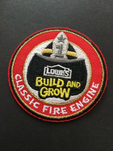 Lowe's Build and Grow ”Classic Fire Engine ” Kids craft Patch Only