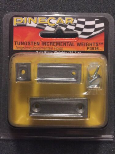 Pinecar Tungsten Weights 2 oz Plate Pinewood Derby P3916