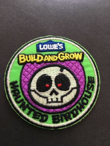 Lowe's Build and Grow ”Haunted Birdhouse ” Kids craft Patch Only