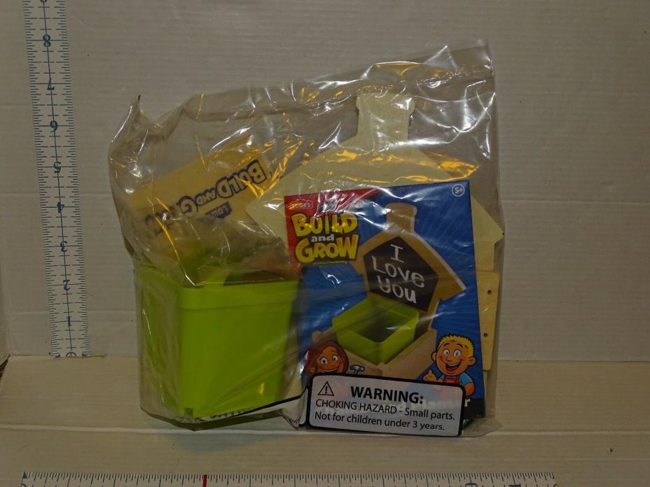 Lowe's Build and Grow Chalkboard Planter Kit with patch new 2015 2016
