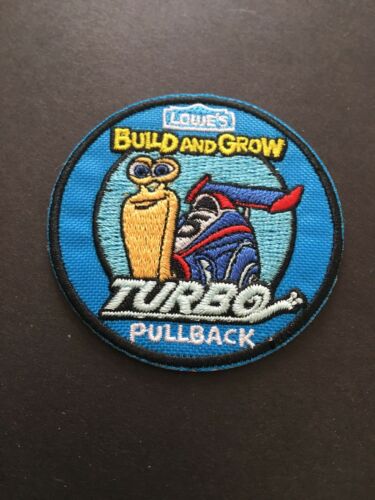 Lowe's Build and Grow ”Turbo ” Kids craft Patch Only