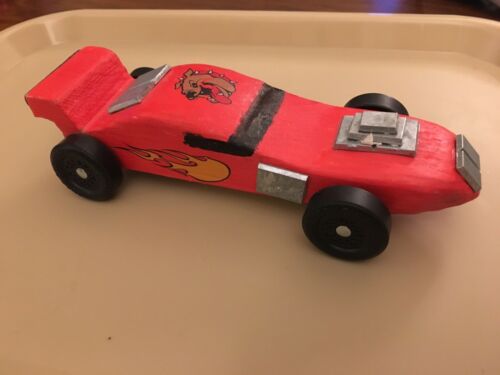 Pinewood Derby Boy Cub Scouts Race Car Firebird Weighted And Ready To Race