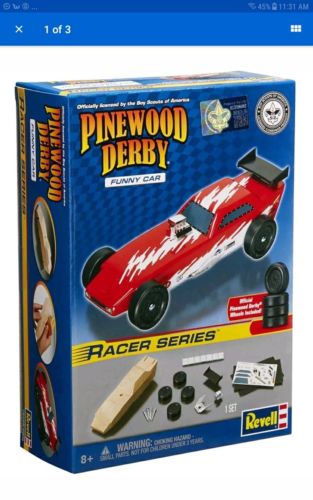 Revell Pinewood Derby Car Funny Car Kit - RMXY9636 - Racer Series
