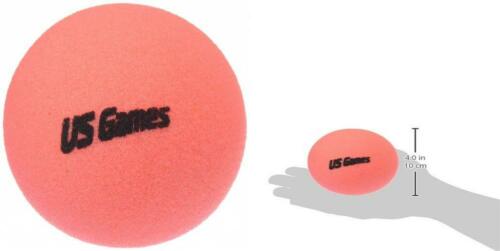 US Games Uncoated Economy Foam Balls (4-Inch)